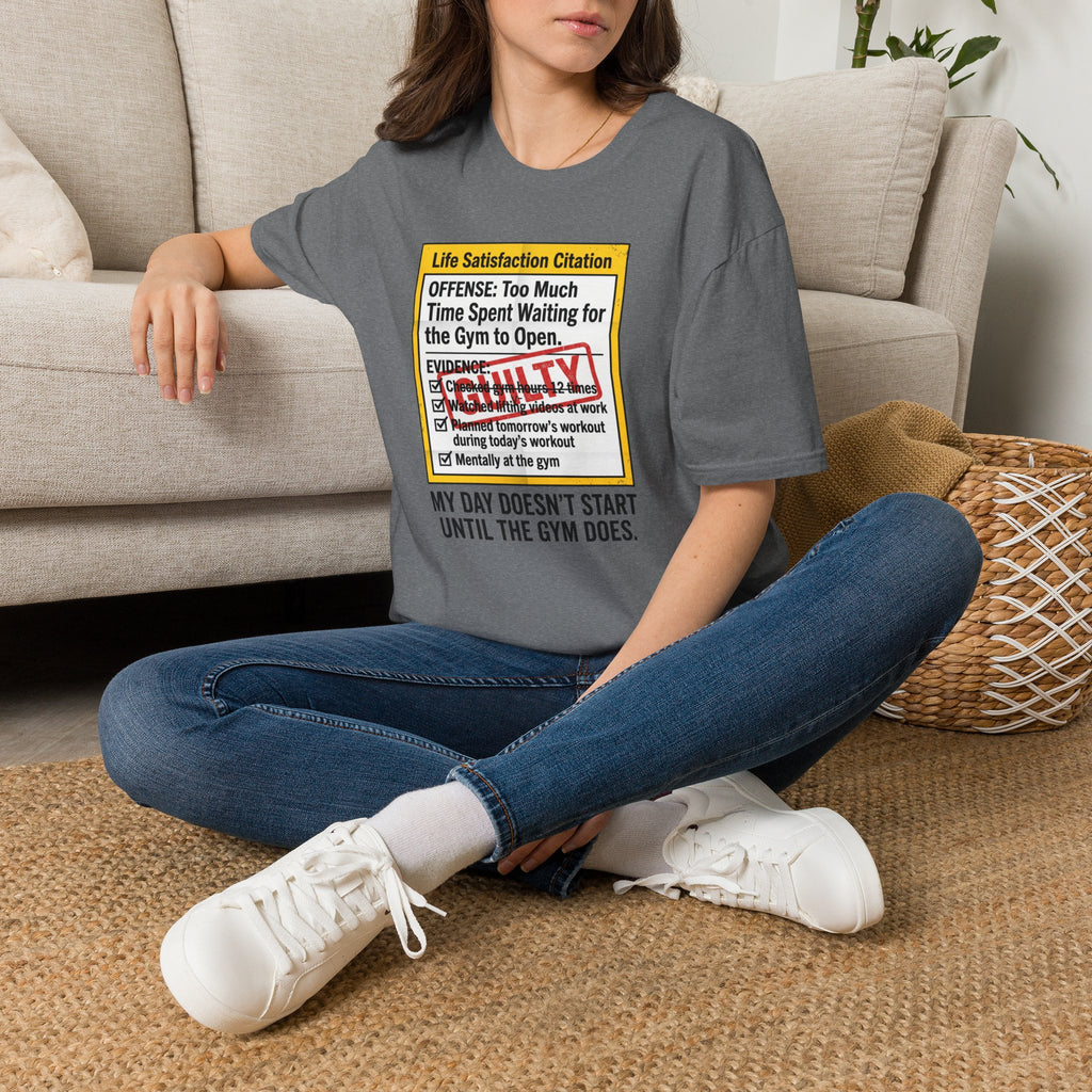 Guilty - Day not started without gym T-Shirt