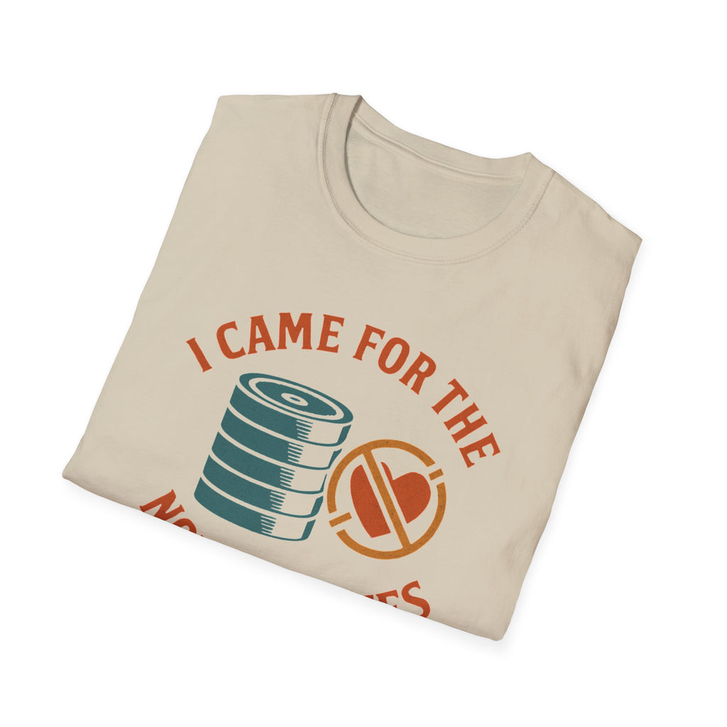 I Came for the Plates, Not the Dates – Gym Humor T-Shirt