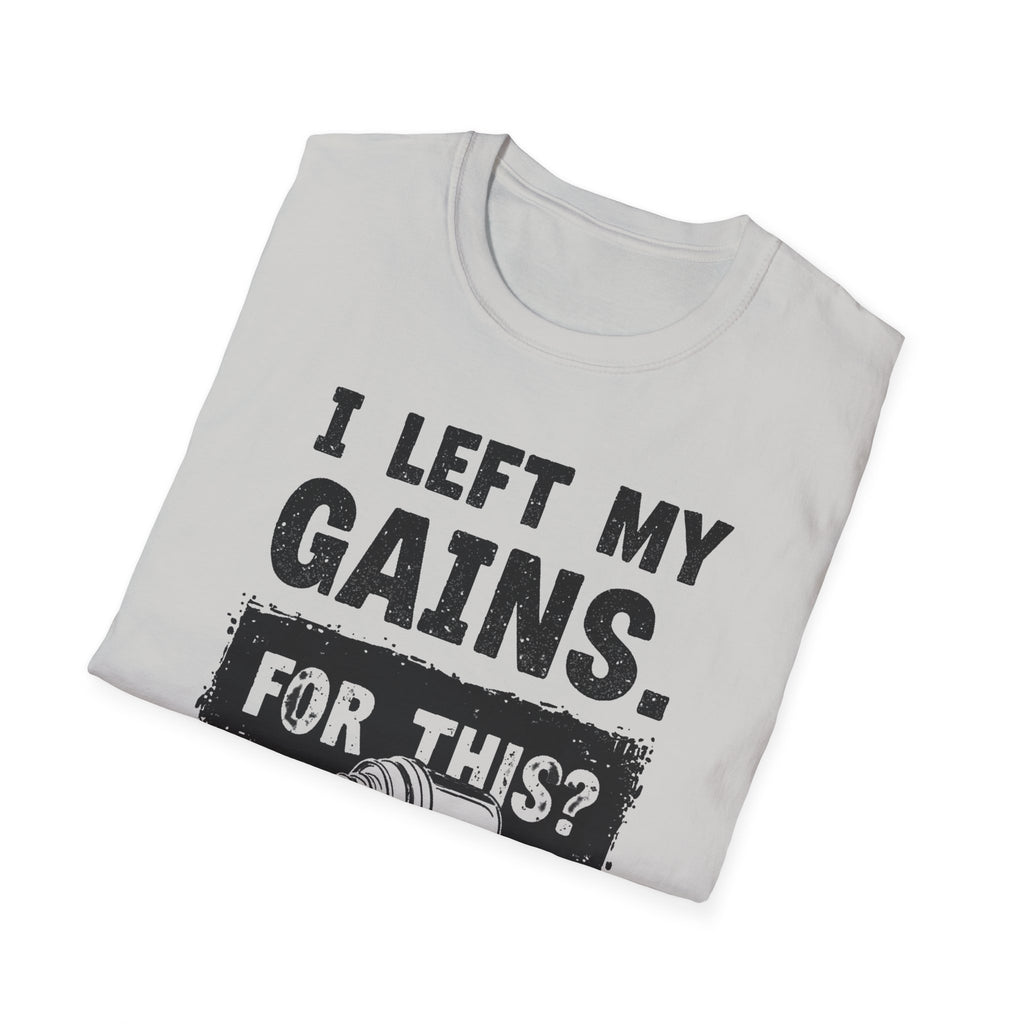 I Left My Gains for This? (Vintage Grunge Edition) T-Shirt