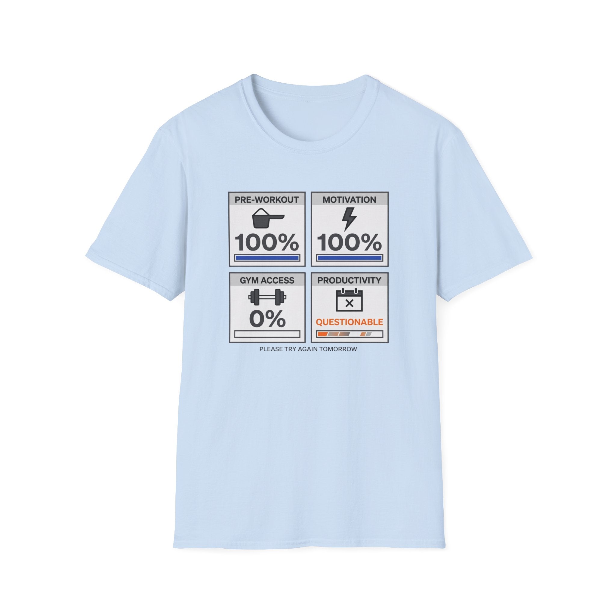 Pre workout taken - Corporate style T-Shirt