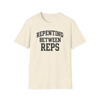 Repenting Between Reps – Bold Faith & Fitness  Tshirt