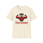 Flexecutioner – Muscular Axe Warrior Emblem T-Shirt