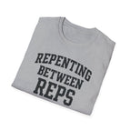 Repenting Between Reps – Bold Faith & Fitness  Tshirt