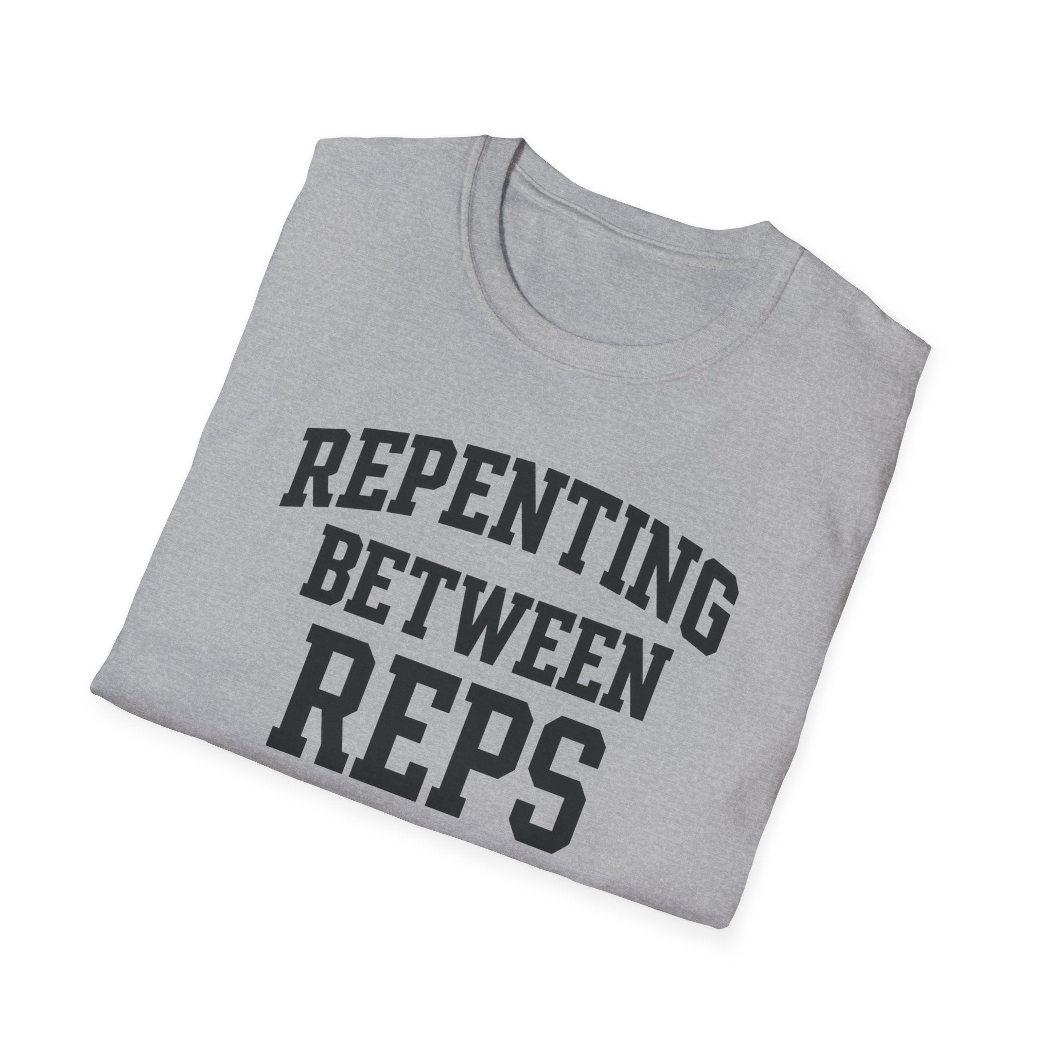 Repenting Between Reps – Bold Faith & Fitness  Tshirt