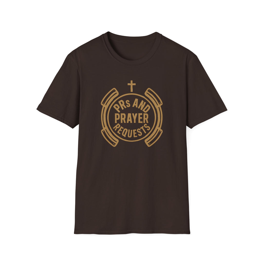 PRs and Prayer Requests – Faith & Fitness Circle Emblem Tshirt