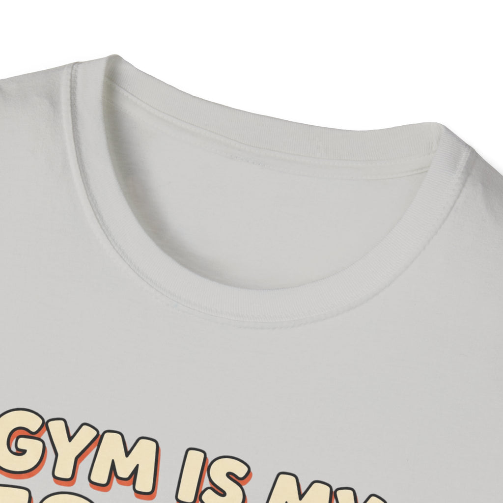 Gym is my escape - Racoon humorous T-Shirt