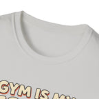 Gym is my escape - Racoon humorous T-Shirt