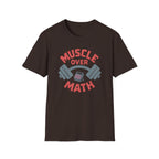Muscle Over Math – Barbell Crunch Edition T-Shirt