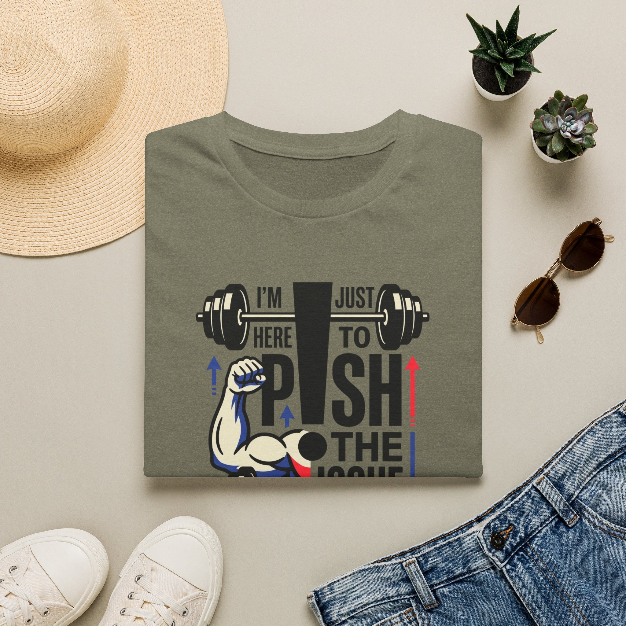 Here to push the issue T-Shirt