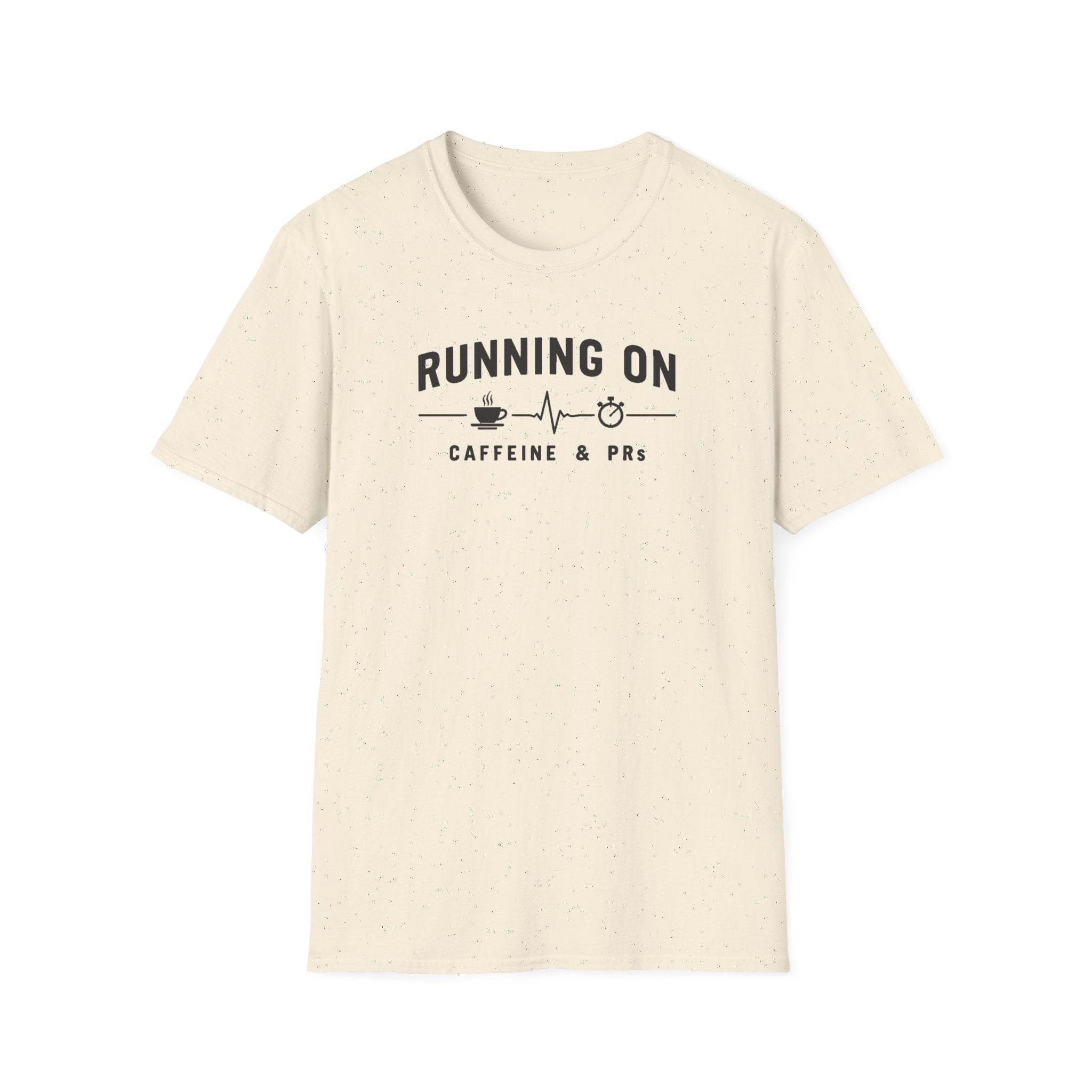 Running on Caffeine & PRs – Minimal Strength Mode T-Shirt
