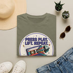 Press play. Lift. Repeat T-Shirt