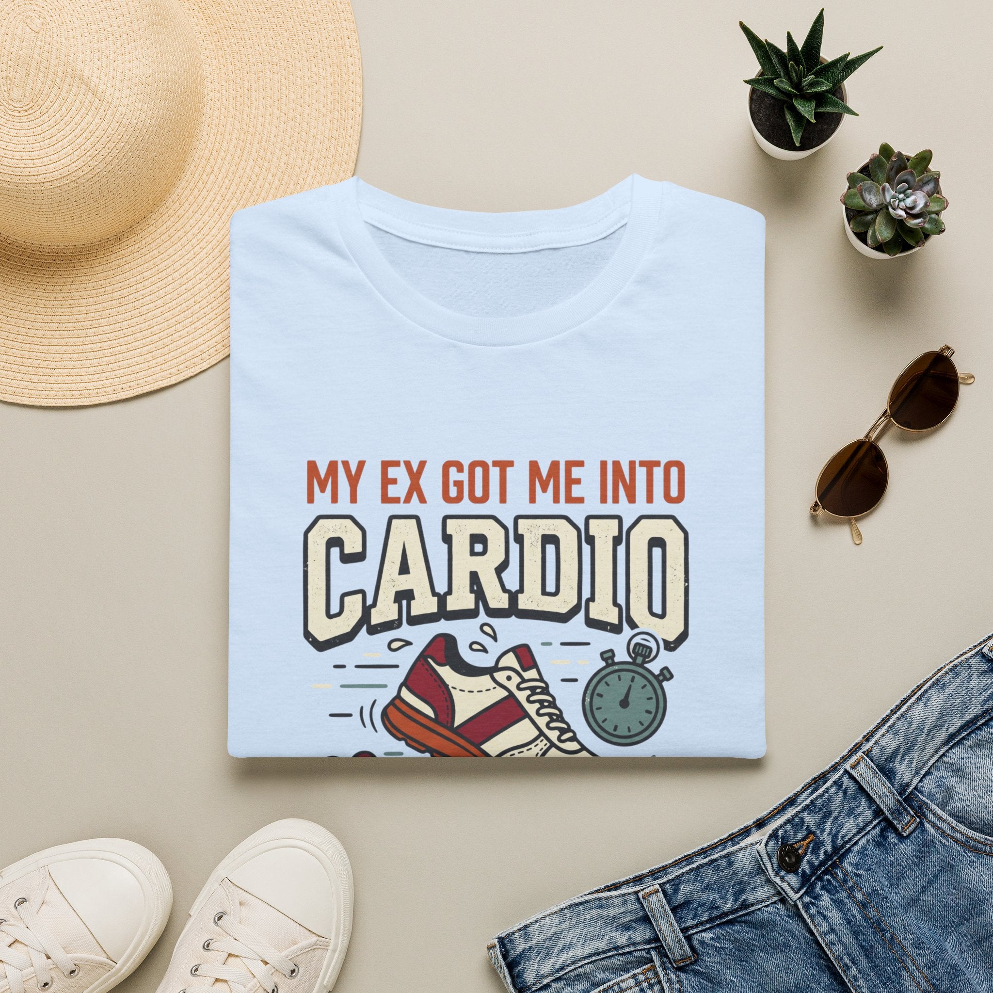 My Ex Got Me Into Cardio T-Shirt