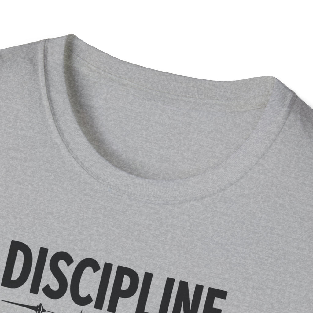 Discipline > Motivation – Barbell Edition T-Shirt