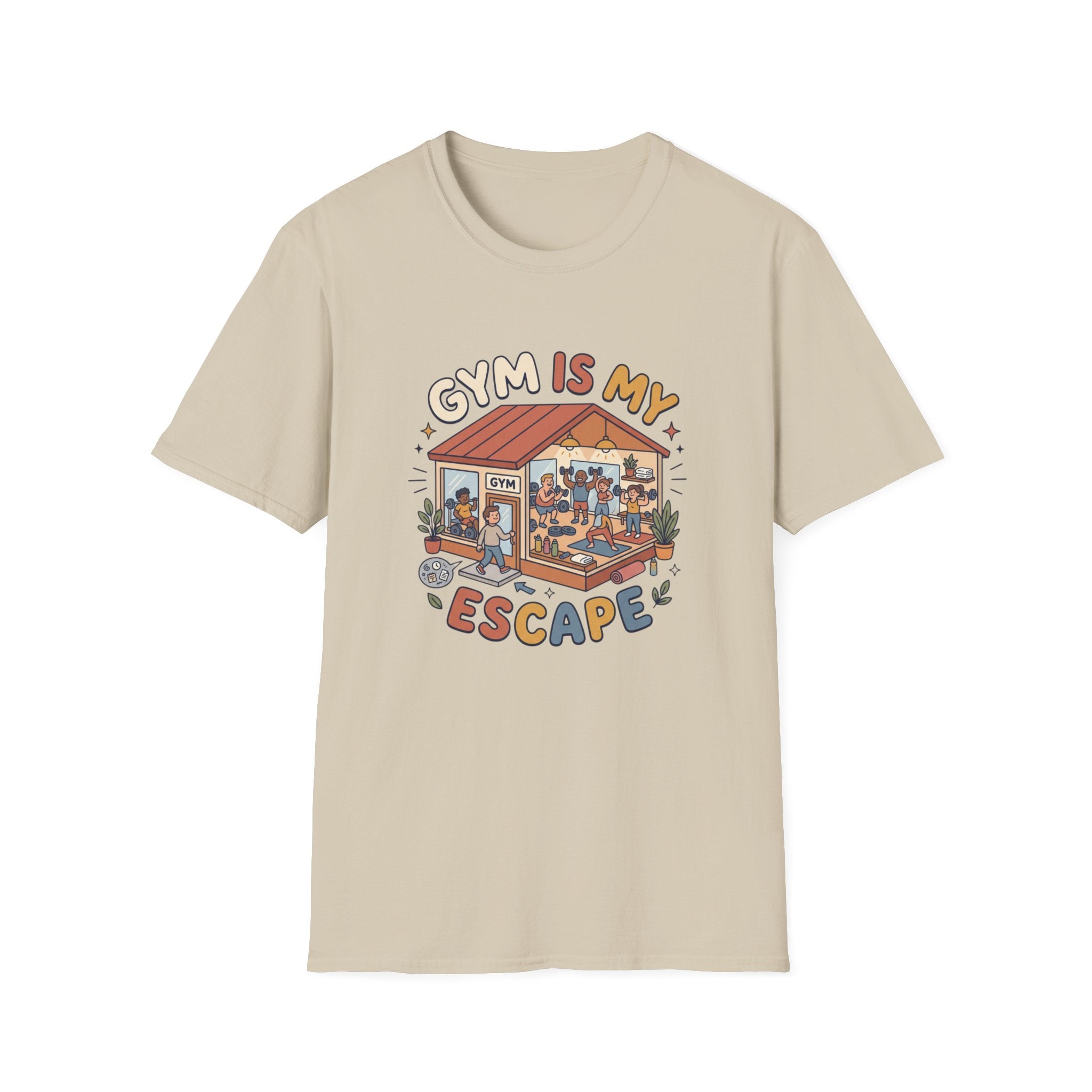 Gym is my escape - Warm T-Shirt