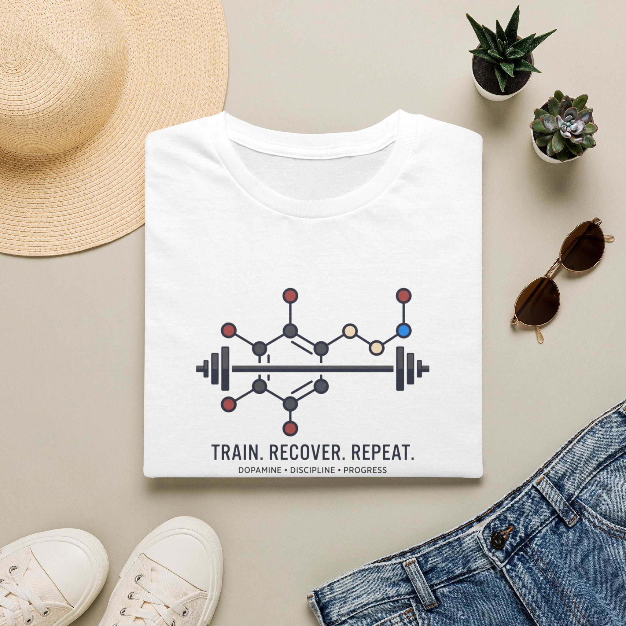 Train. Recover. Repeat - Dopamine T-Shirt