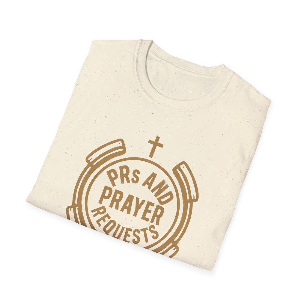 PRs and Prayer Requests – Faith & Fitness Circle Emblem Tshirt