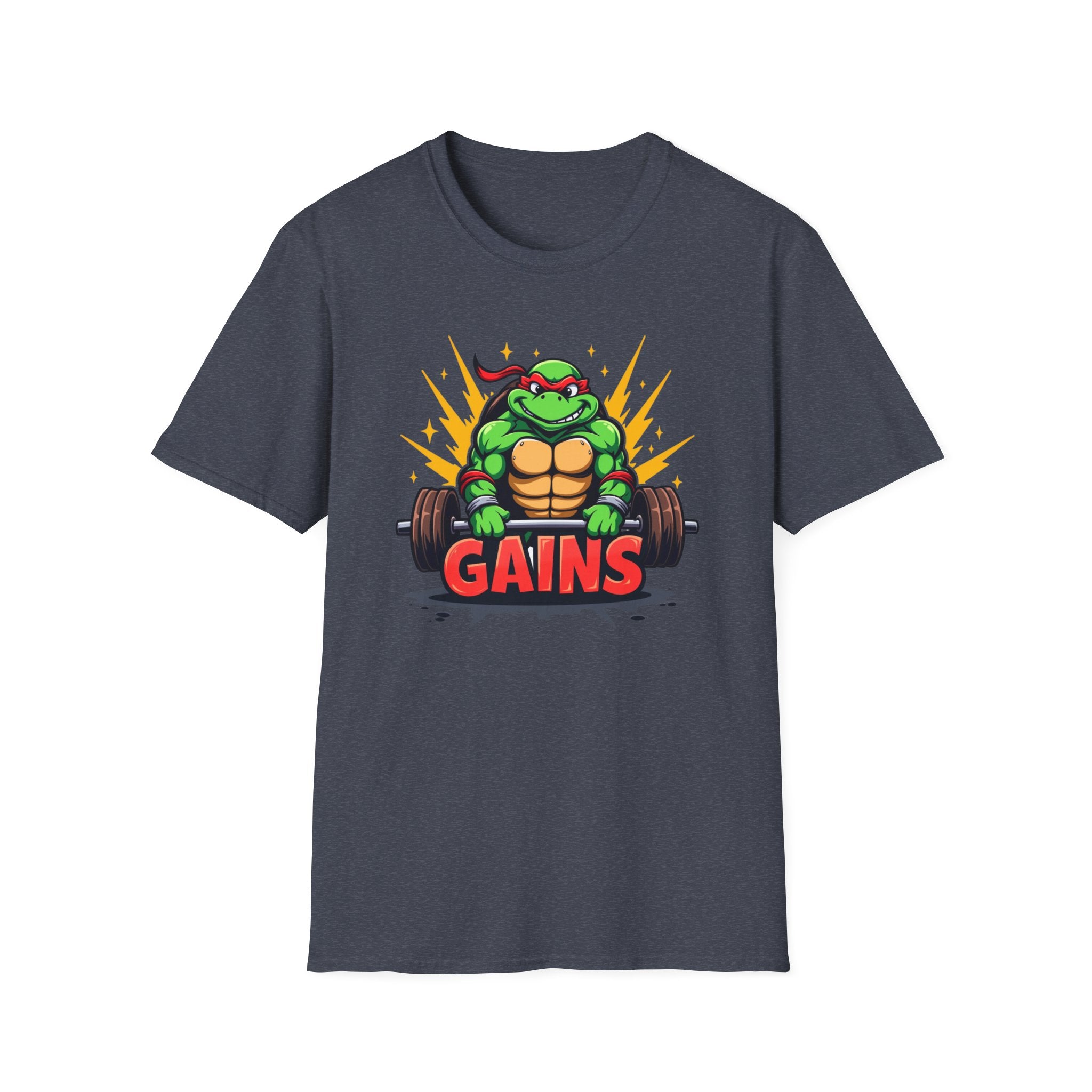 Hard-Shelled Gains – Turtle Power Edition T-Shirt