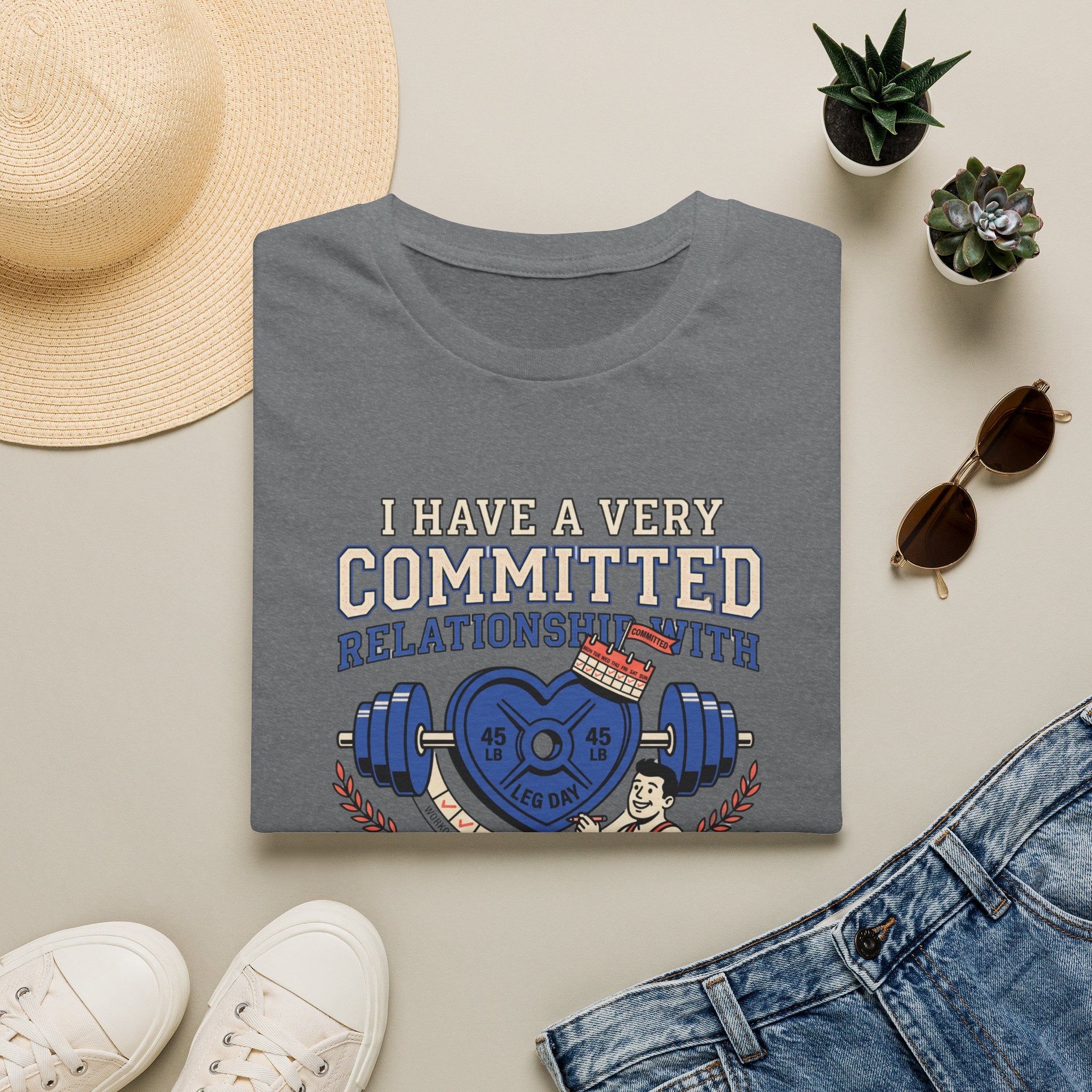 Committed relationship with Leg Day T-Shirt