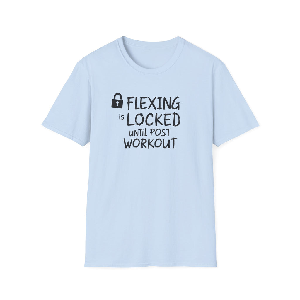 Flexing Locked – Post-Pump Protocol T-Shirt