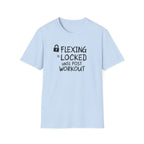 Flexing Locked – Post-Pump Protocol T-Shirt