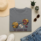 At least the barbell stays T-Shirt