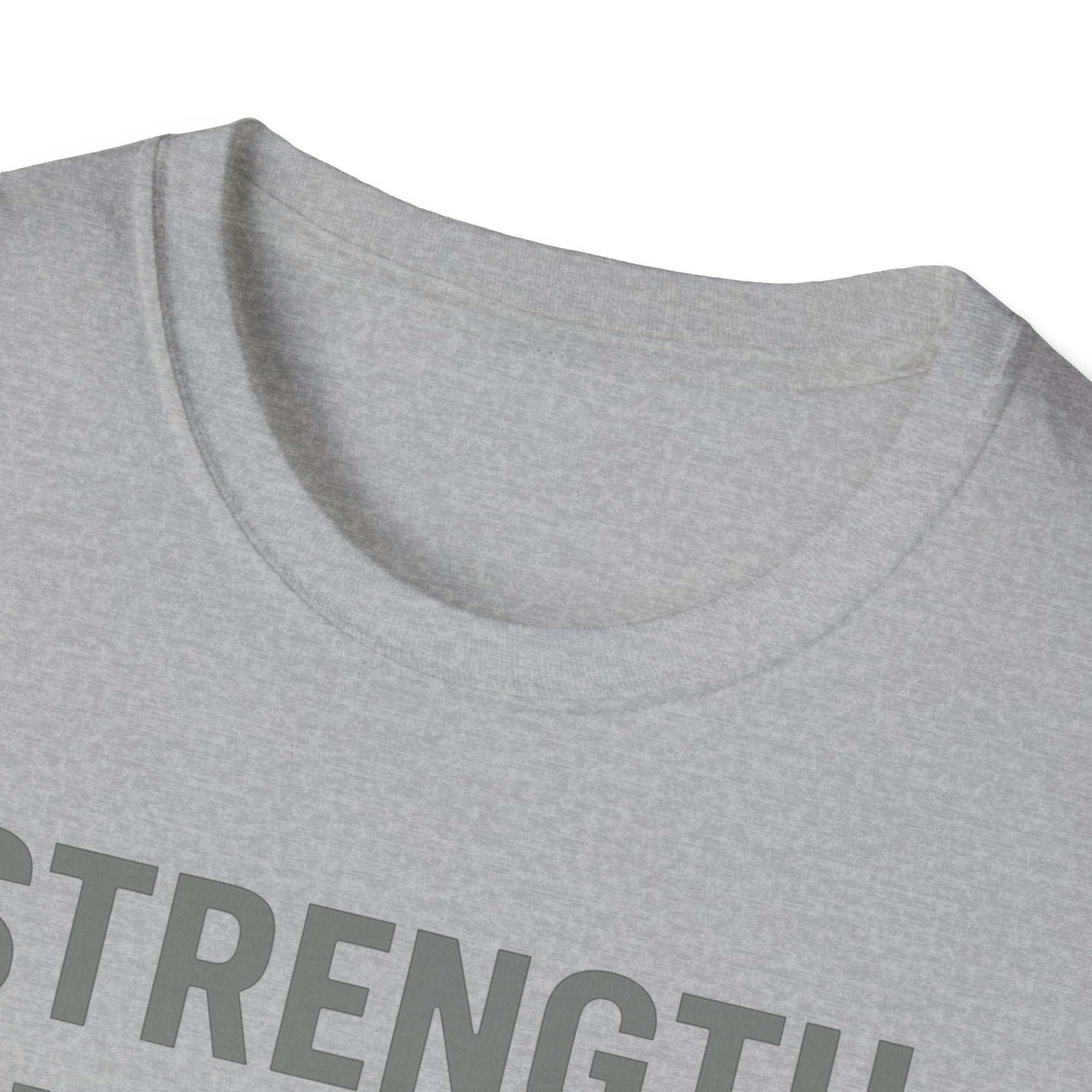 Strength Through Scripture – Bold Faith & Fitness Statement Tshirt