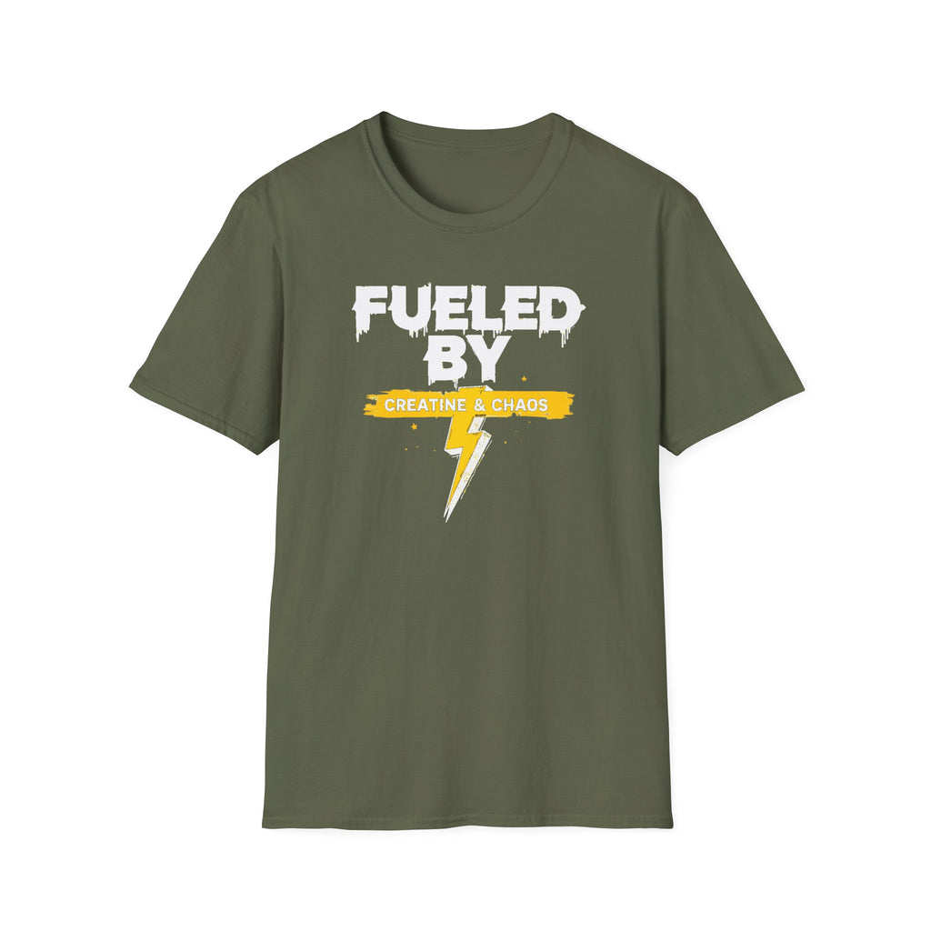 Fueled by Creatine & Chaos – Energetic Chaos Edition T-Shirt