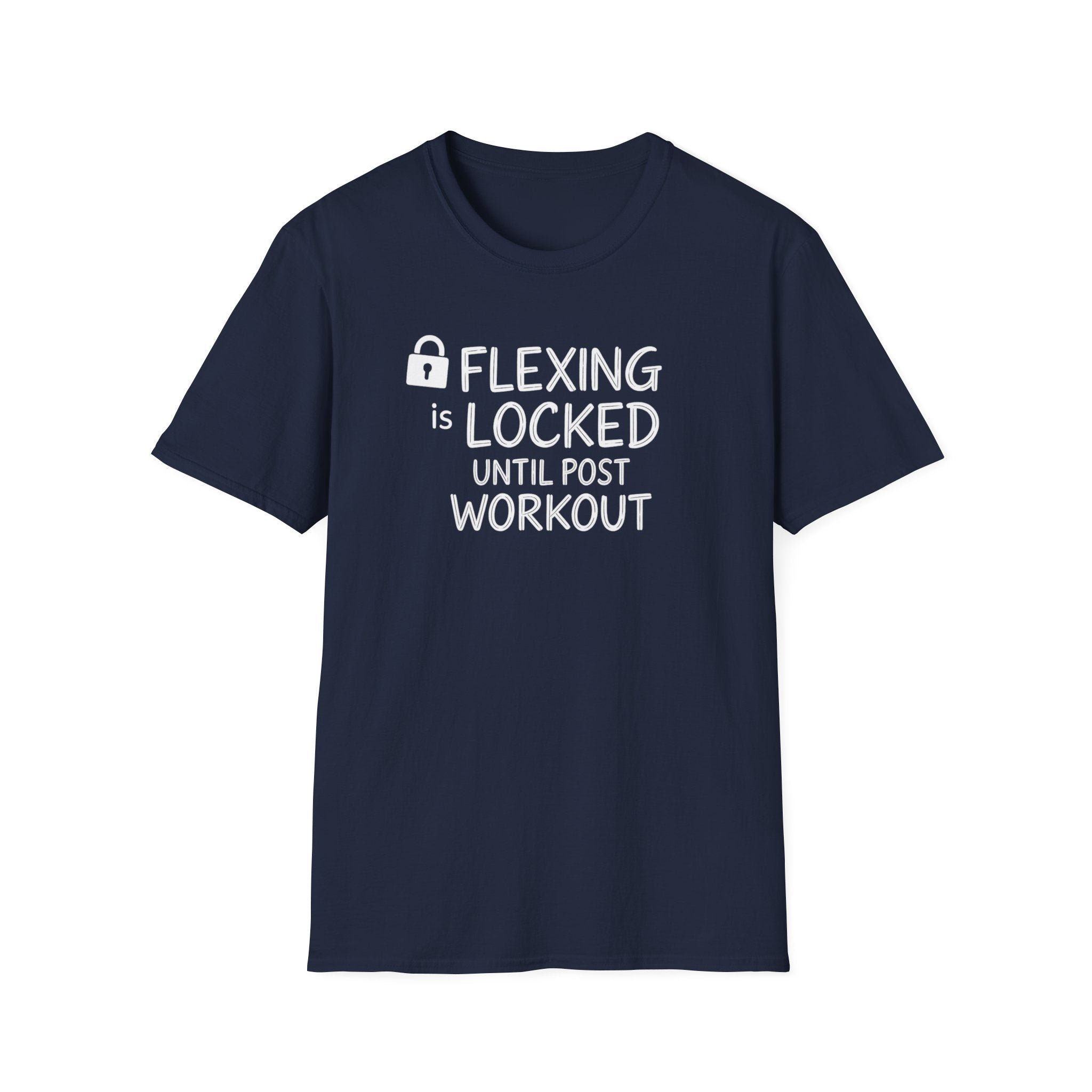 Flexing Locked – Post-Pump Protocol T-Shirt
