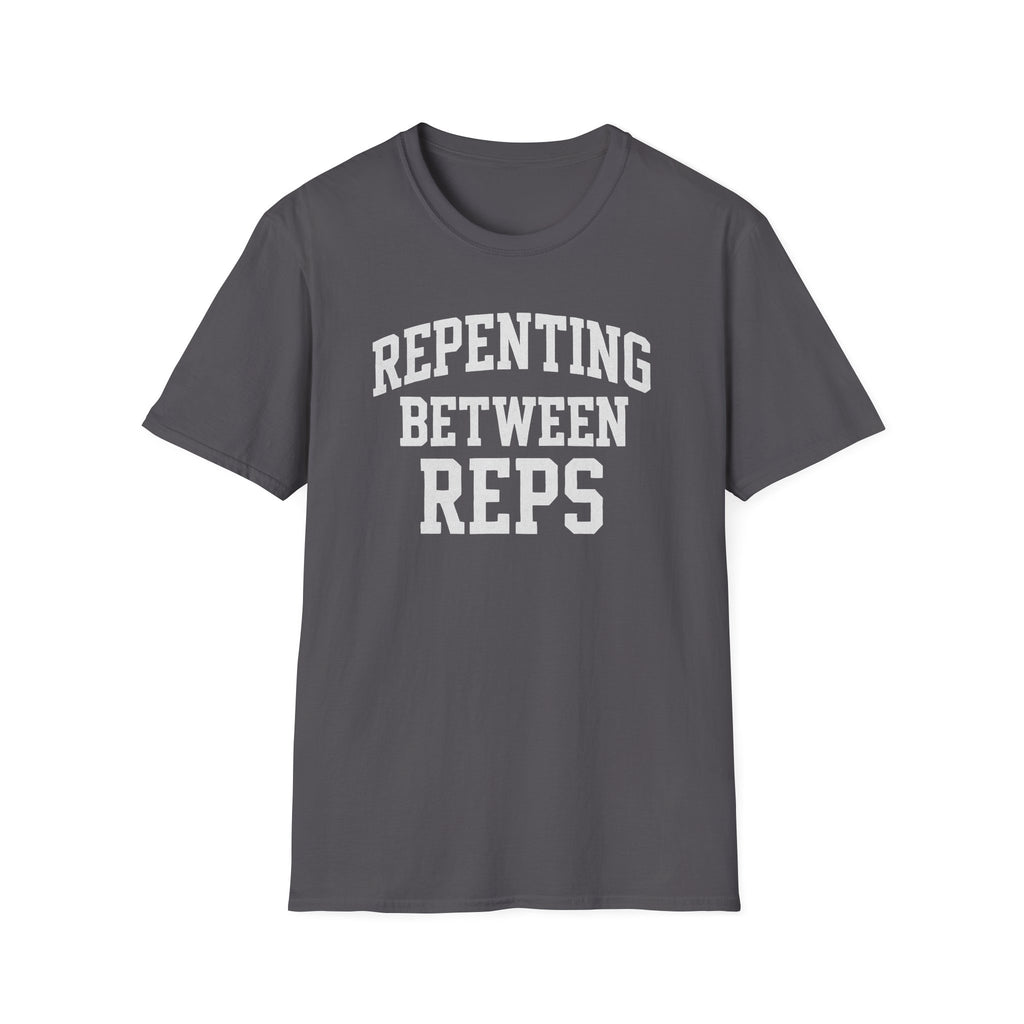 Repenting Between Reps – Bold Faith & Fitness  Tshirt