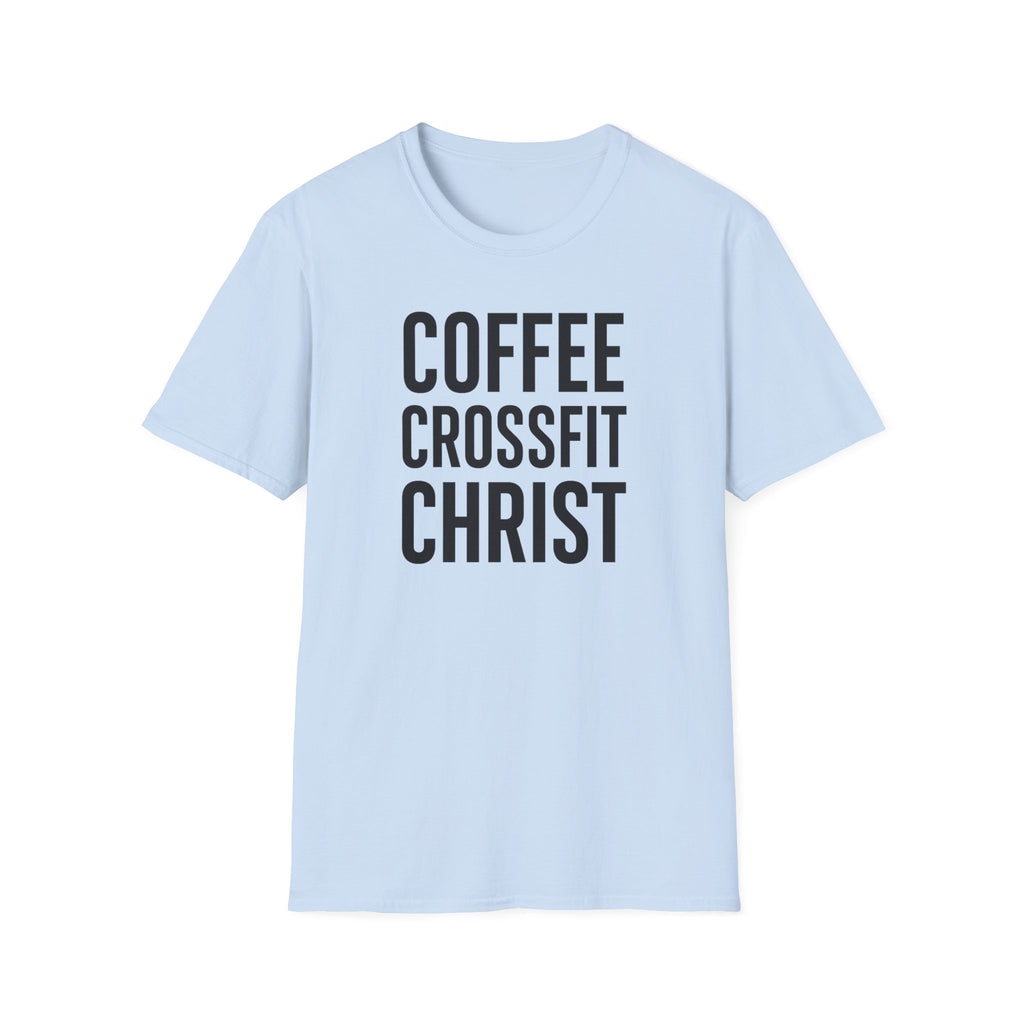 Coffee. CrossFit. Christ. – Bold Faith & Fitness Tshirt