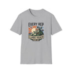 Every rep climbs higher - Push day T-Shirt