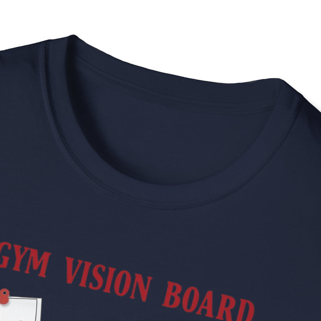 Gym Vision Board – Gains with a Side of Sarcasm T-Shirt