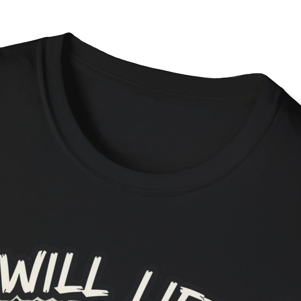 Will Lift for Whey – Monochrome Barbell Edition T-Shirt