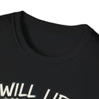 Will Lift for Whey – Monochrome Barbell Edition T-Shirt