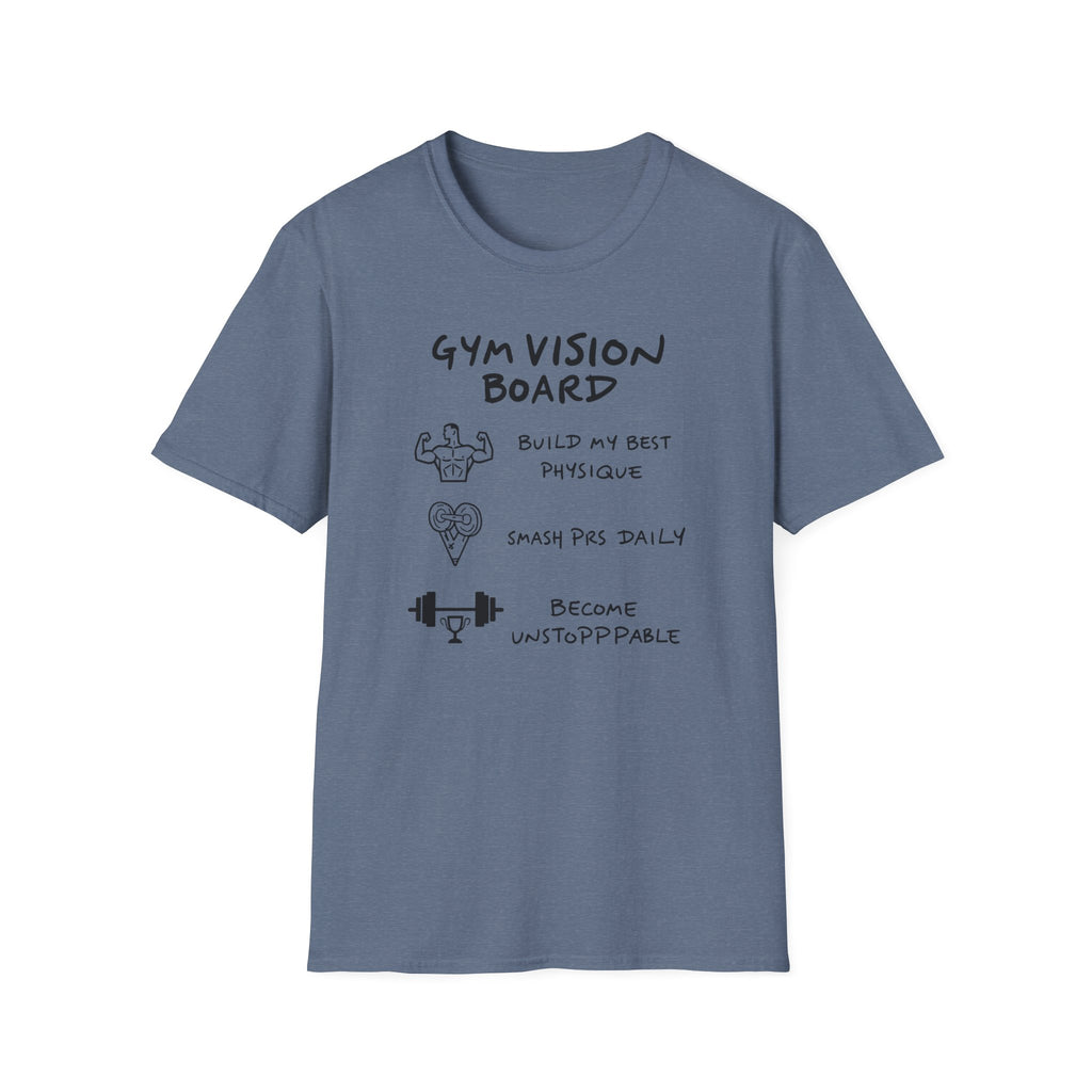 Gym Vision Board – Neon Goals Edition T-Shirt