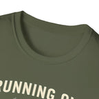 Running on Caffeine & PRs – Minimal Strength Mode T-Shirt